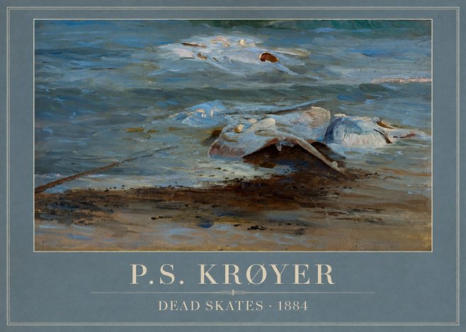 P.S. Krøyer Dead Skates No1 - Poster