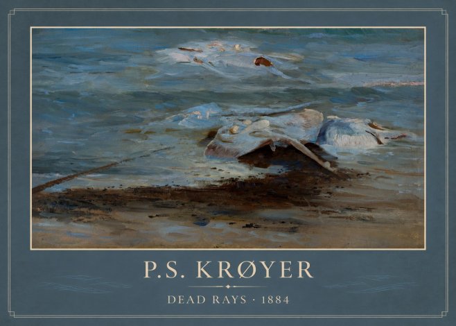 P.S. Krøyer Dead Skates No3 - Poster