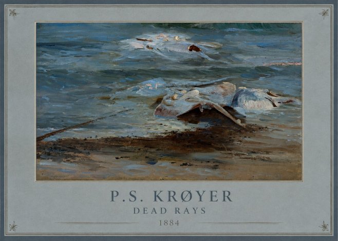 P.S. Krøyer Dead Skates No4 - Poster