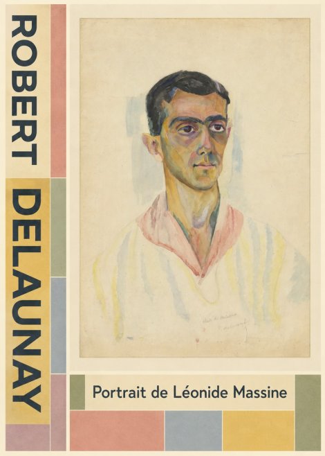 Robert Delaunay Portrait De Léonide Massine No5 - Poster