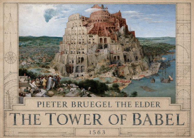 Pieter Bruegel The Tower of Babel IX No3 - Poster