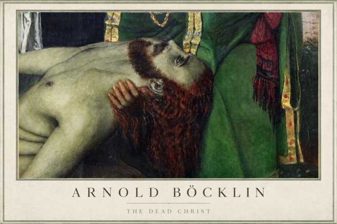 Arnold Böcklin The Dead Christ No2 - Poster