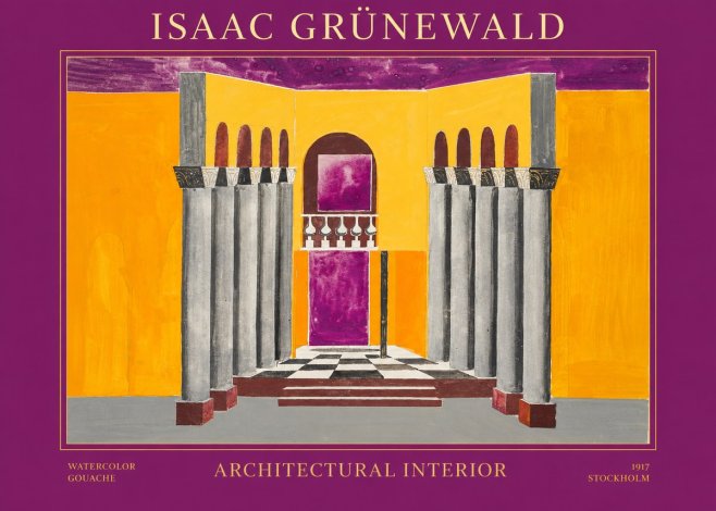 Isaac Grünewald Architectural Interior No1 - Poster