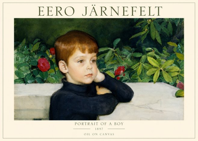 Eero Järnefelt Portrait of a Boy No1 - Poster