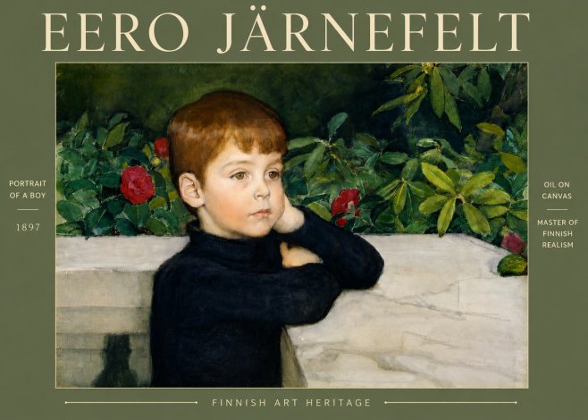 Eero Järnefelt Portrait of a Boy No4 - Poster