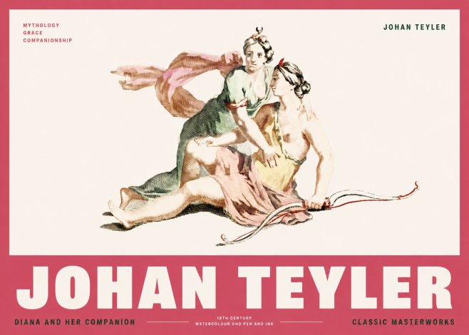 Johan Teyler Diana and Her Companion No2 - Poster