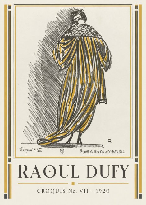 Raoul Dufy Croquis No. Vii No1 - Poster