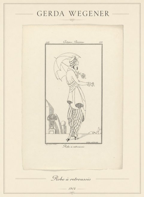 Gerda Wegener Robe À Retroussis No1 - Poster