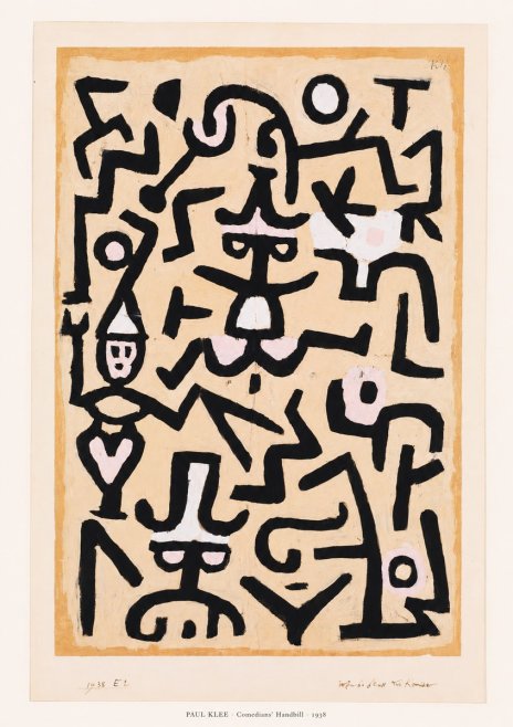 Paul Klee Comedians' Handbill No6 - Poster