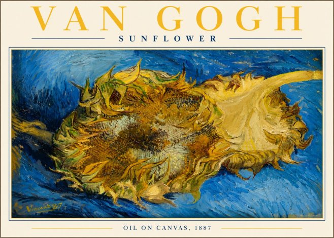 Van Gogh Sunflower No2 - Poster