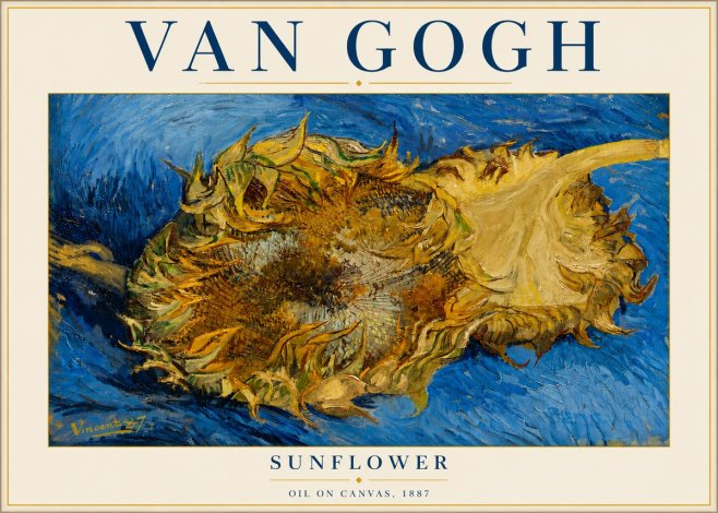 Van Gogh Sunflower No4 - Poster