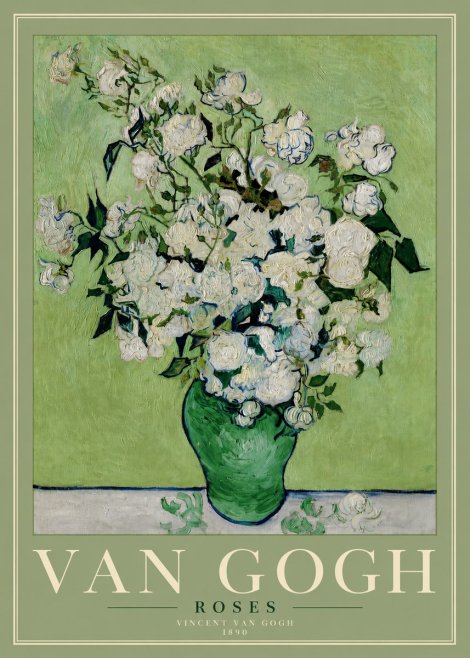 Van Gogh Roses I No4 - Poster