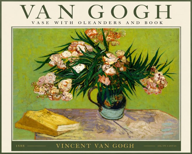 Van Gogh Oleanders No3 - Poster