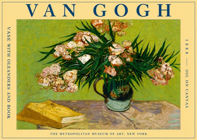 Van Gogh Oleanders No6 - Poster