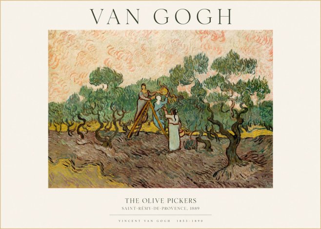 Van Gogh The Olive Pickers I No1 - Poster
