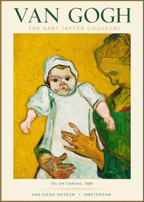 Van Gogh The Baby (After Couveur) No1 - Poster