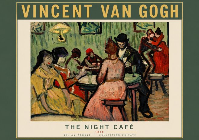 Van Gogh The Night Café I No5 - Poster