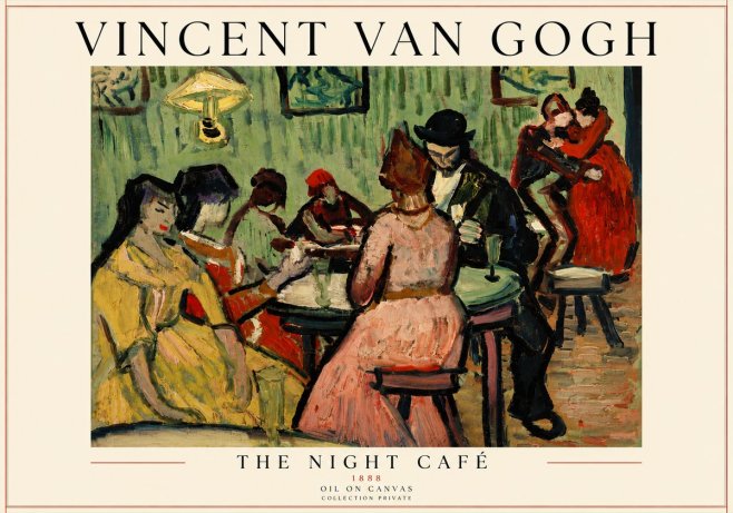 Van Gogh The Night Café I No6 - Poster