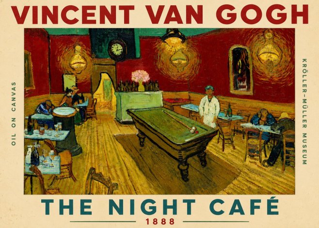 Van Gogh The Night Café II No5 - Poster