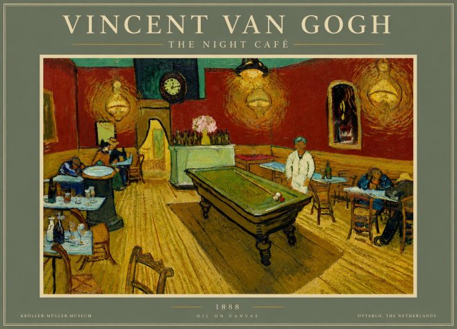 Van Gogh The Night Café II No6 - Poster
