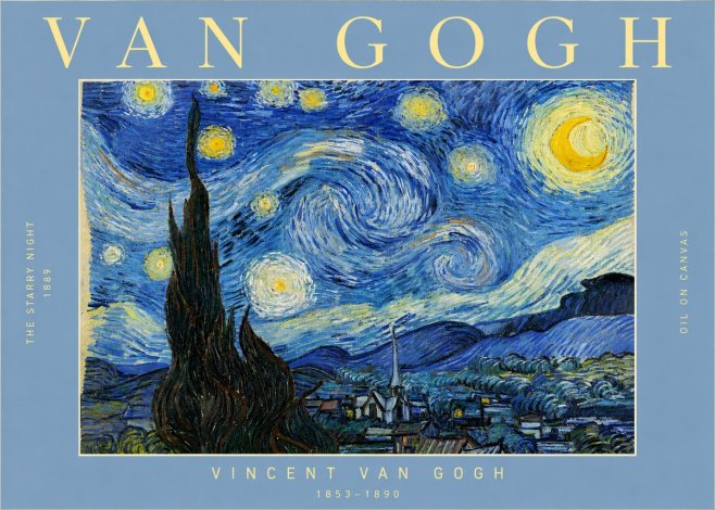 Van Gogh The Starry Night No2 - Poster