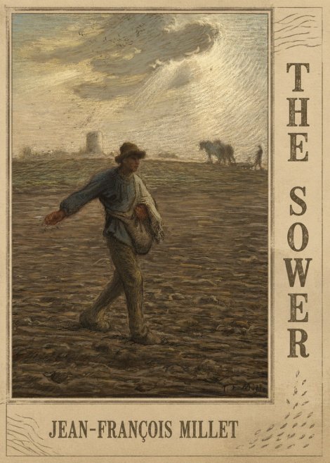 Jean-François Millet The Sower I No3 - Poster