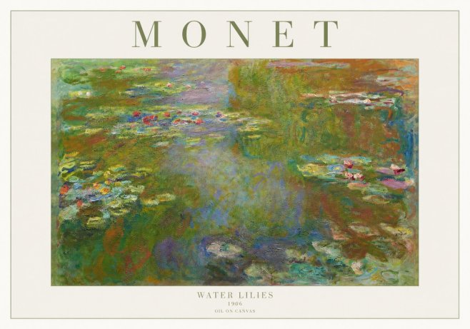 Monet Water Lilies III No1 - Poster
