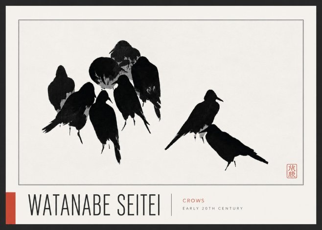 Watanabe Seitei Crows No5 - Poster