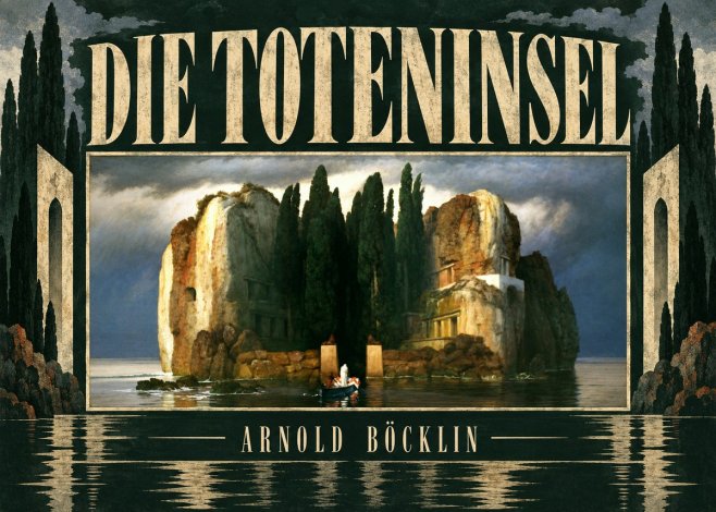 Arnold Böcklin Die Toteninsel II No5 - Poster