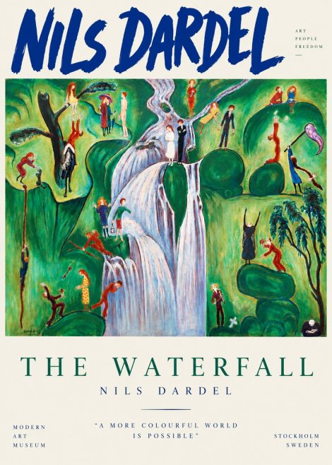 Nils Dardel The Waterfall No3 - Poster