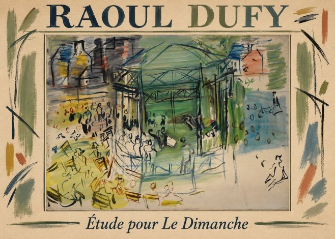Raoul Dufy Étude Pour Le Dimanche No1 - Poster