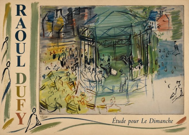 Raoul Dufy Étude Pour Le Dimanche No2 - Poster