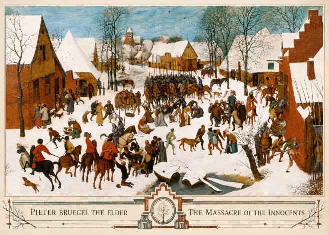 Pieter Bruegel The Massacre of the Innocents No3 - Poster