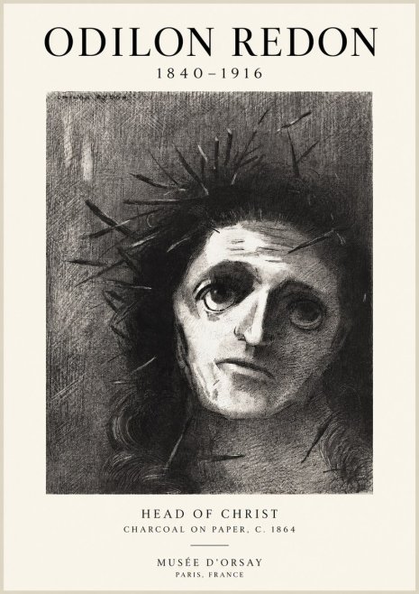 Odilon Redon Head of Christ I No1 - Poster