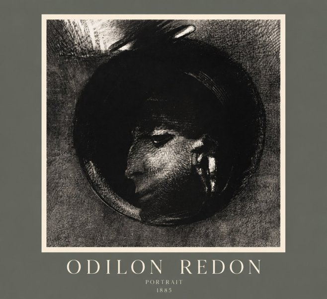 Odilon Redon Portrait No2 - Poster
