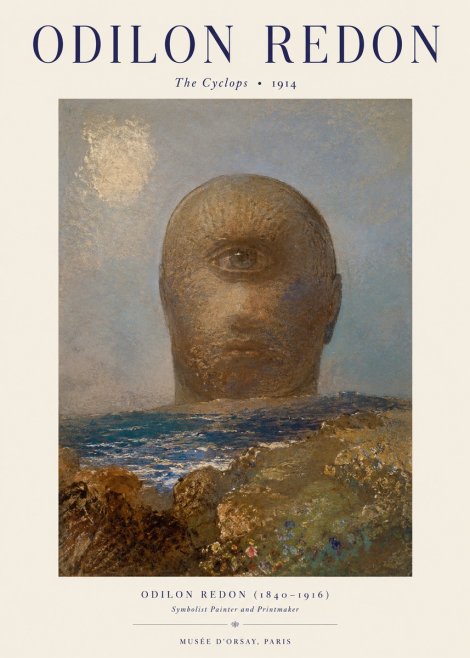 Odilon Redon The Cyclops I No1 - Poster
