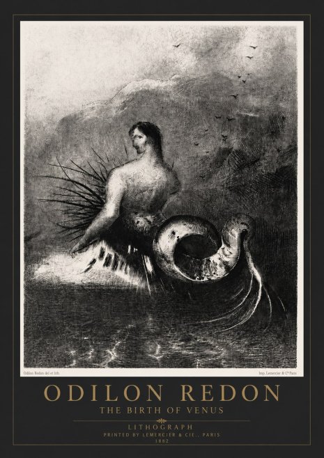 Odilon Redon The Birth of Venus No4 - Poster