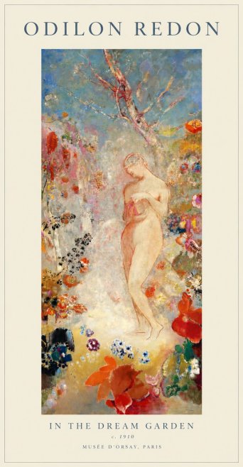 Odilon Redon In the Dream Garden No1 - Poster