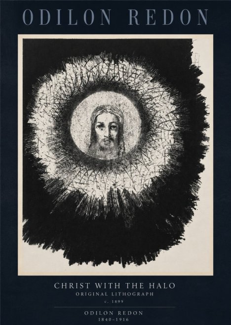 Odilon Redon Christ with the Halo No2 - Poster