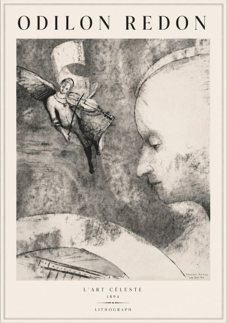 Odilon Redon L'art Céleste No3 - Poster