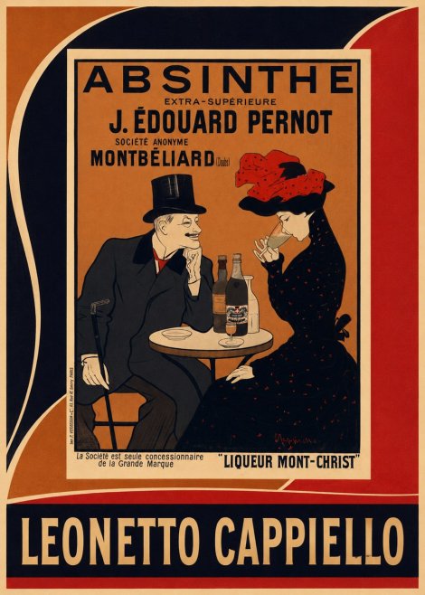 Leonetto Cappiello Absinthe J. Édouard Pernot No4 - Poster