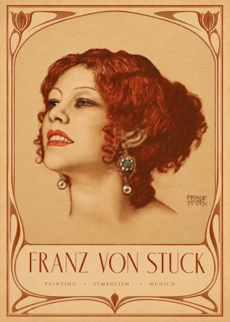 Franz von Stuck Medusa No6 - Poster