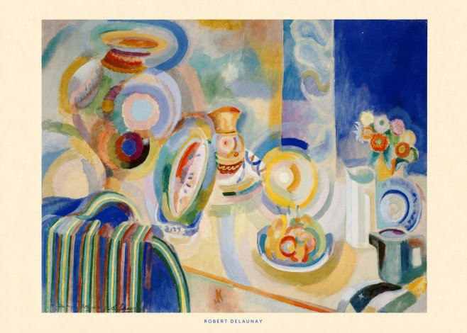 Robert Delaunay Nature Morte Portugaise No6 - Poster