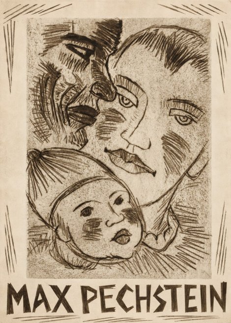 Max Pechstein Fischerfamilie No2 - Poster