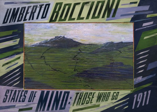 Umberto Boccioni States of Mind: Those Who Go No5 - Poster