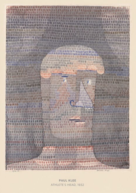 Paul Klee Athlete's Head No4 - Poster