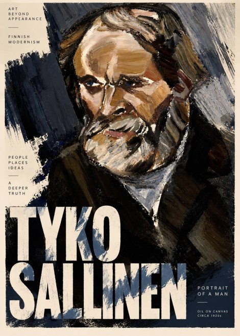 Tyko Sallinen Portrait of a Man III No3 - Poster