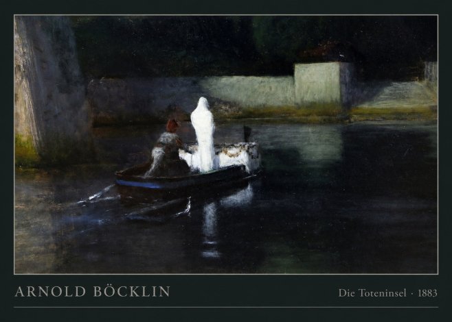 Arnold Böcklin Die Toteninsel III No4 - Poster