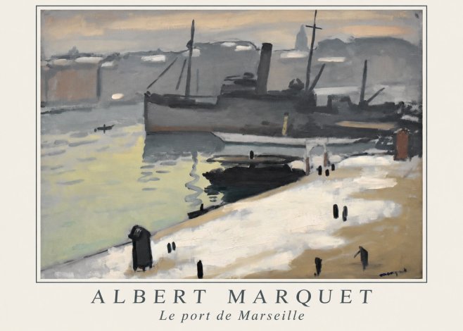 Albert Marquet Le Port De Marseille I No1 - Poster