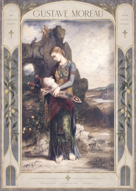Gustave Moreau Salome with the Head of John the Baptist No6 - Poster
